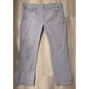 Levi's 514 Straight Gray Jeans Men's Size 40/30 good Condition